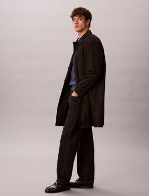 Мужские джинсы Calvin Klein 90s Straight, цвет: Синий чёрный каменный — фото 2