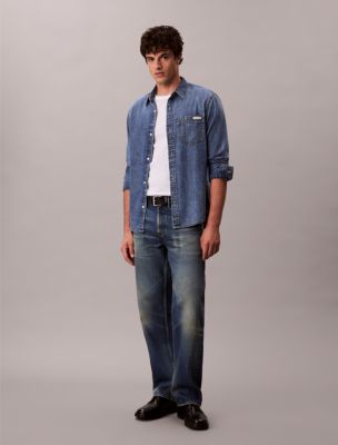 Classic Denim Button-Down Shirt | Calvin Klein