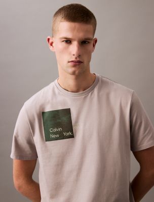 Logo Faded Graphic Classic T-Shirt, Ash
