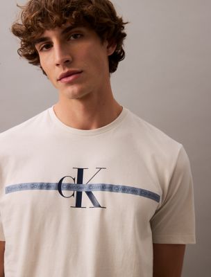 Logo Tape Graphic Classic T-Shirt, Ash