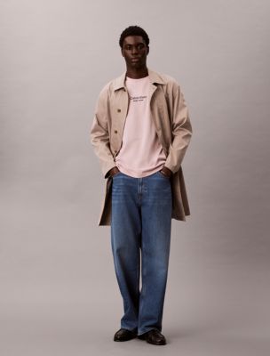 Мужские футболки Calvin Klein Faded Dye Logo Graphic Classic Crewneck T-Shirt — фото 2