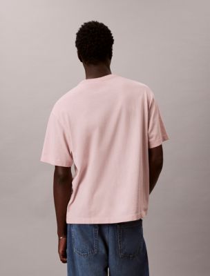 Мужские футболки Calvin Klein Faded Dye Logo Graphic Classic Crewneck T-Shirt — фото 4