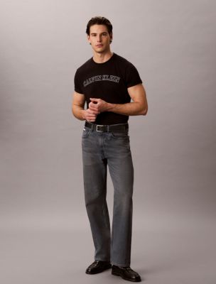 Мужская футболка Calvin Klein Varsity Logo Graphic Classic, цвет: Чёрный — фото 2