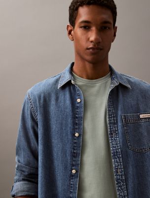 Script Logo Classic Crewneck T-Shirt, Juniper Mist