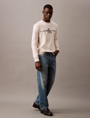 Logo Tape Fleece Classic Sweatshirt | Calvin Klein