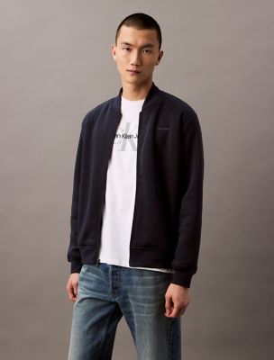 Bonded Sherpa Bomber Jacket, Dark Sapphire