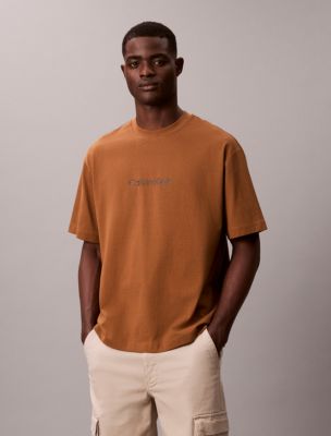 Standard Logo Relaxed Tee, Bronze Gold  