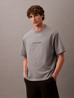 Standard Logo Relaxed Tee, Medium Grey Heather