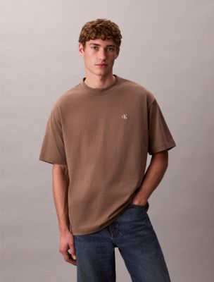 Archive Logo Relaxed Crewneck T-Shirt, Taupe Tone