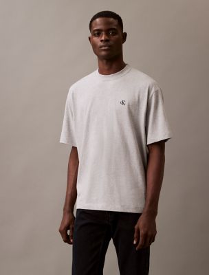 Archive Logo Relaxed Crewneck T-Shirt, Heroic Gray Heather