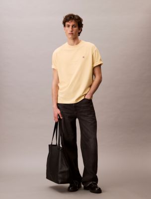 Tシャツ・カットソー ^ ^ Men's Black Relaxed Fit Archive Logo Crew Nec Relaxed Fit Archive Logo Crewneck T-Shirt | Calvin Klein