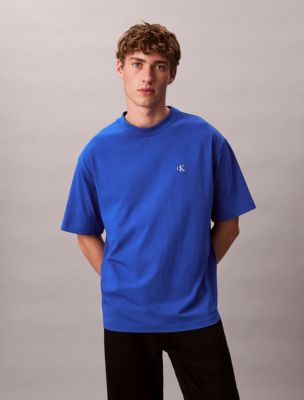 Archive Logo Relaxed Crewneck T-Shirt, Ocean Tides