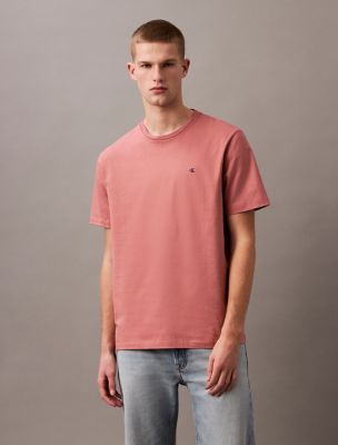 Smooth Cotton Monogram Logo T-Shirt, Light Mahogany
