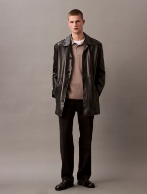 Smooth Cotton Blend Monogram Polo Shirt, Falcon