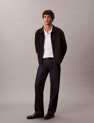 Мужские рубашки Calvin Klein Smooth Cotton Blend Monogram Polo Shirt — фото 2