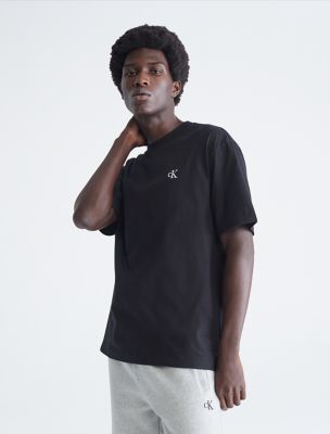Relaxed Fit Archive Logo Crewneck T-Shirt, Black Beauty
