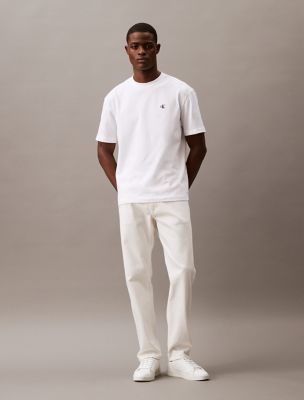 Relaxed Fit Archive Logo Crewneck T-Shirt, Brilliant White