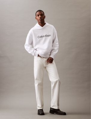 Relaxed Fit Standard Logo Hoodie | Calvin Klein