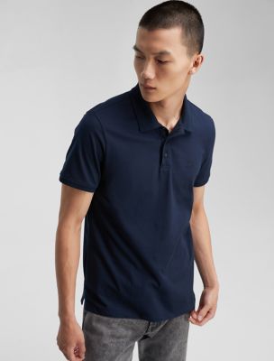 Smooth Cotton Blend Polo Shirt | Calvin Klein