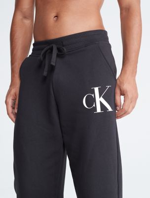 Мужские брюки Calvin Klein Monogram Logo Fleece Joggers — фото 3