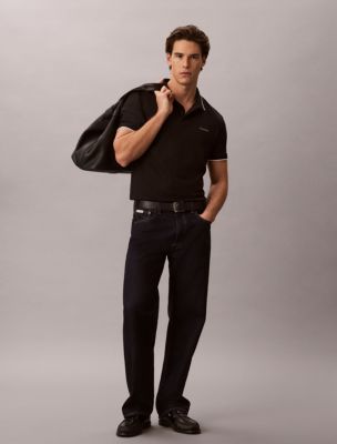 Мужские рубашки Calvin Klein Liquid Touch Tipped Polo Shirt — фото 3