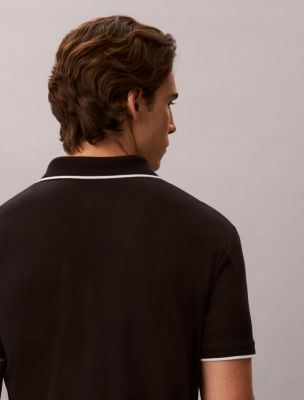 Мужские рубашки Calvin Klein Liquid Touch Tipped Polo Shirt — фото 5