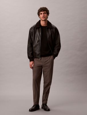 Мужской свитер Calvin Klein Smooth Cotton, цвет: Чёрный — фото 2
