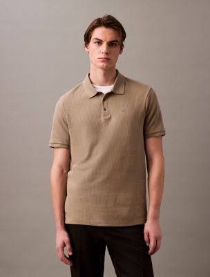 Drop Needle Classic Polo Shirt, Brindle