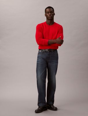 Мужские свитеры Calvin Klein Extra Fine Merino Blend Crewneck Sweater — фото 3