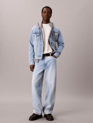 Мужской свитер Calvin Klein Extra Fine Merino Blend Crewneck, цвет: Состаренный белый — фото 2