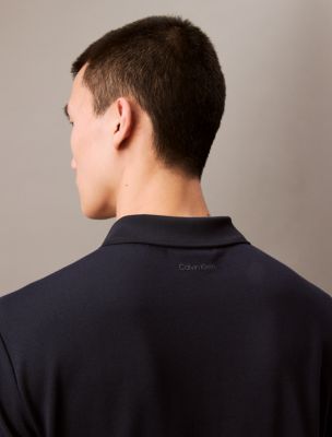 Tech Pique Zip Polo Shirt | Calvin Klein
