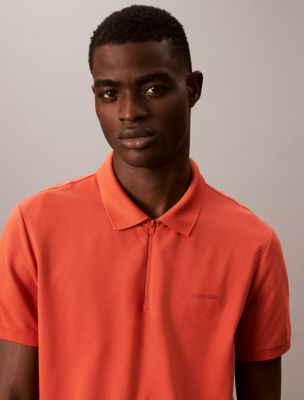 ポテトL Tech Pique Zip Polo Shirt | Calvin Klein® Canada