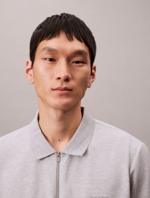 Tech Pique Zip Polo Shirt | Calvin Klein