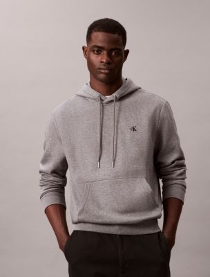 Archive Logo Fleece Hoodie, Grey Heather