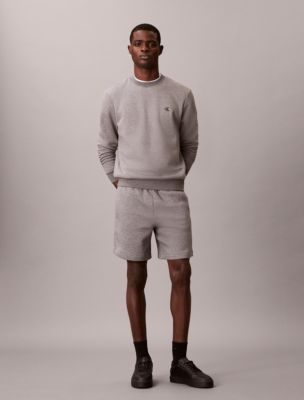 Archive Logo Fleece Shorts, Grey Heather