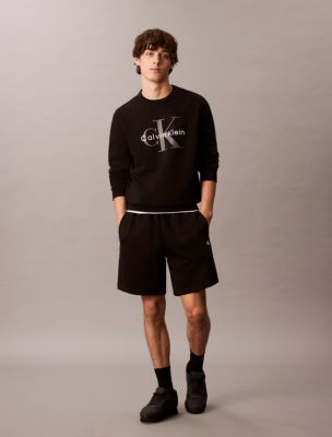 Archive Logo Fleece Shorts, Black