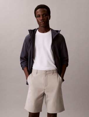 Мужские шорты Calvin Klein 9" Stretch Tech Short, цвет: Drizzle — фото 2