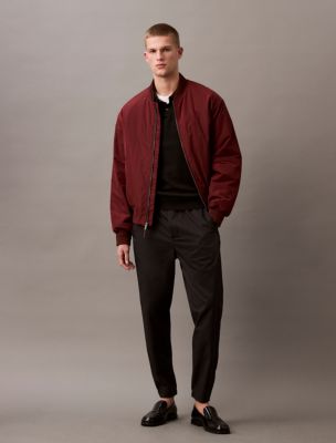 Tech Slim Pull-On Pants, Black Beauty