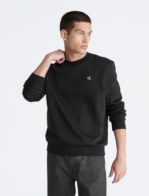 Archive Logo Fleece Crewneck Sweatshirt, Black Beauty