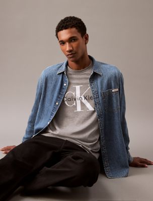 Мужские футболки Calvin Klein Monologo Crewneck T-Shirt — фото 4