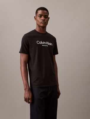 New York Logo Classic Crewneck T-Shirt, Black Beauty