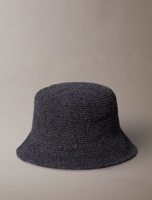 Crochet Bucket Hat, Black