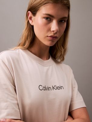 Standard Logo Boxy Fit Crewneck T-Shirt, Morn