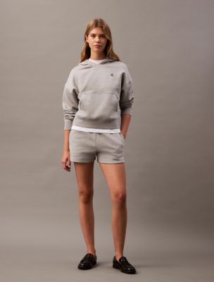 Archive Logo Fleece Hoodie, Heroic Grey Heather