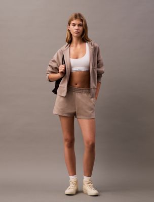 Archive Logo Fleece Shorts, Cinder