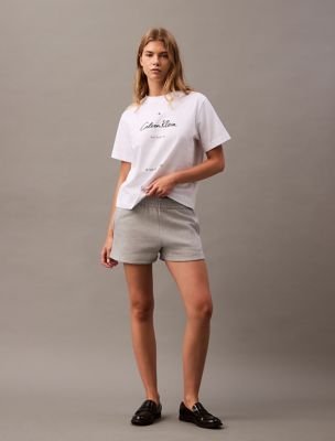   Archive Logo Fleece Shorts フリースショーツ Archive Logo Fleece Shorts | Calvin Klein