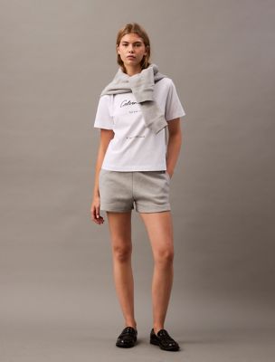 Archive Logo Fleece Shorts, Heroic Grey Heather
