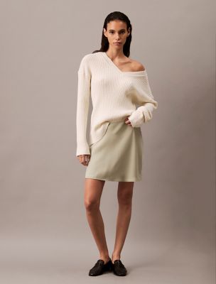 Женские юбки Calvin Klein Fluid Mini Skirt — фото 3