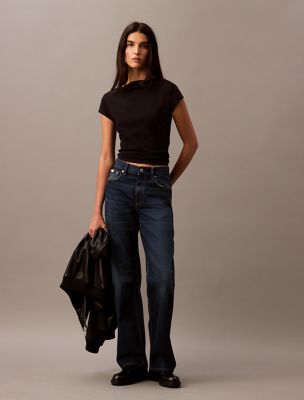 Cotton Modal Slim Fit T-Shirt, Black Beauty