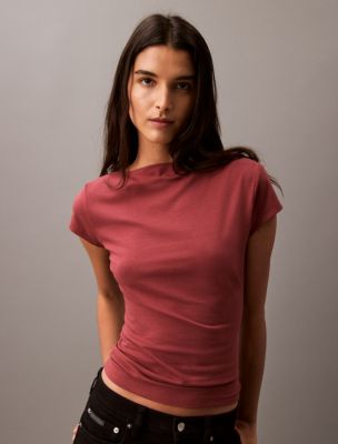 Cotton Modal Slim Fit T-Shirt, Apple Butter